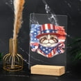 thumbnail image 4 of Patriotic Exotic Shorthair Celebrates 4th of July Acrylic Plaque Sign Ashwood Base Cat Lover Kitten Owner Gifts Home Desk Decor - 02009, 4 of 5