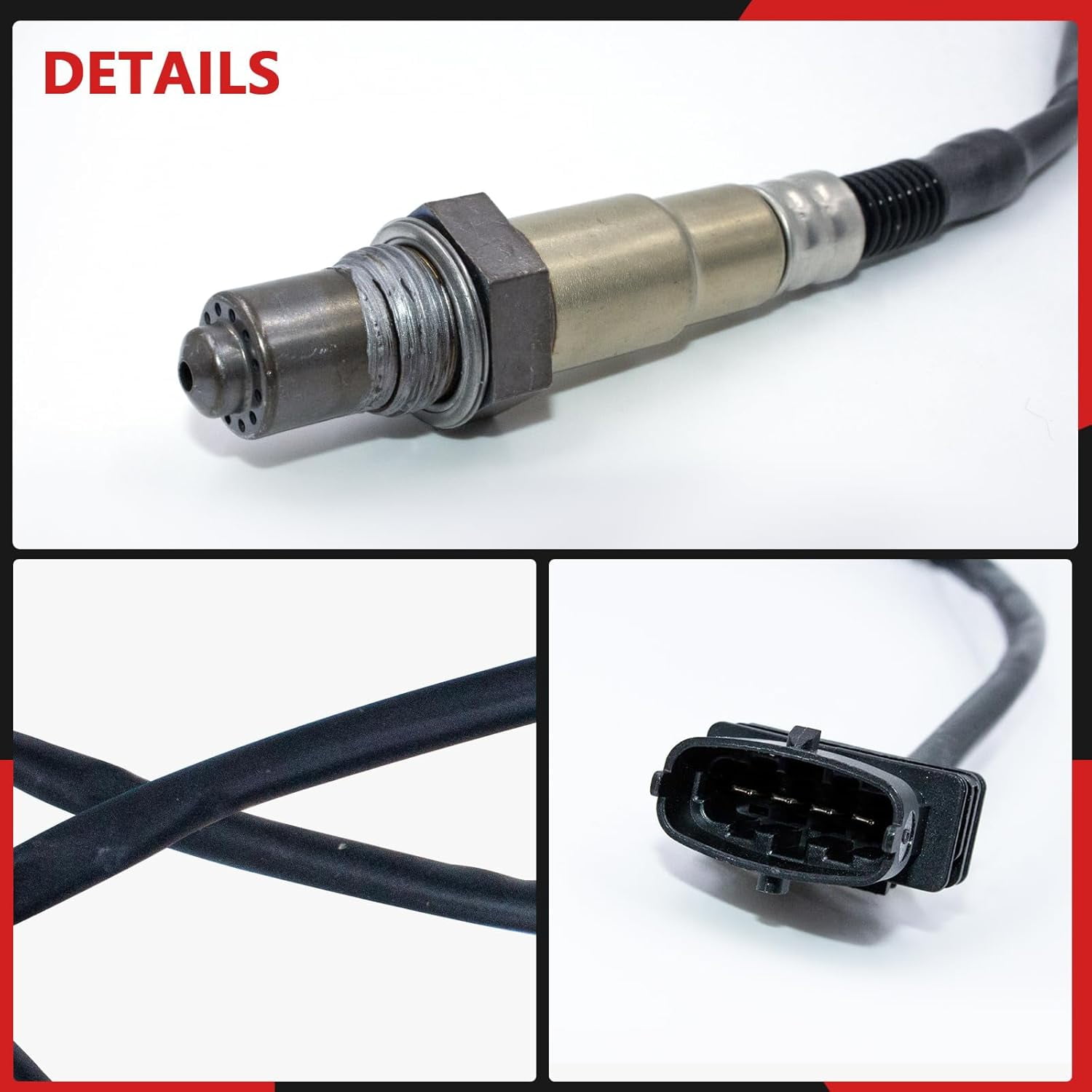 234-4529 Oxygen Sensor Upstream for Chevy Cruze 2011-2015 Limited 2016 Sonic 2012-2020 Trax 2013-2021 Volt 2011-2015 Express 2500 2018 O2 Sensor for Cadillac Elr 2014-2016 for Buick Encore