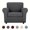 DarkGrey, variant on Stretch Sofa Slipcover Sets (2/3/4-Piece), 1/2/3-Seat Jacquard Couch Covers for Living Rooms and Offices Home Decor Modular Sofa Set