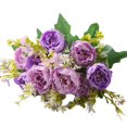 thumbnail image 1 of Simulation Peony 5 Forks Realistic Decorative DIY Bride Holding Fake Peony Bouquet Wedding Decor, 1 of 8