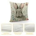 thumbnail image 4 of JEUXUS Easter Pillow Covers Truck Bunny Eggs Rabbit Flower Easter Decorations Spring Outdoor Pillows Decorative Throw Pillows Cases Farmhouse Decor Cushion Covers for Home Sofa, 4 of 5