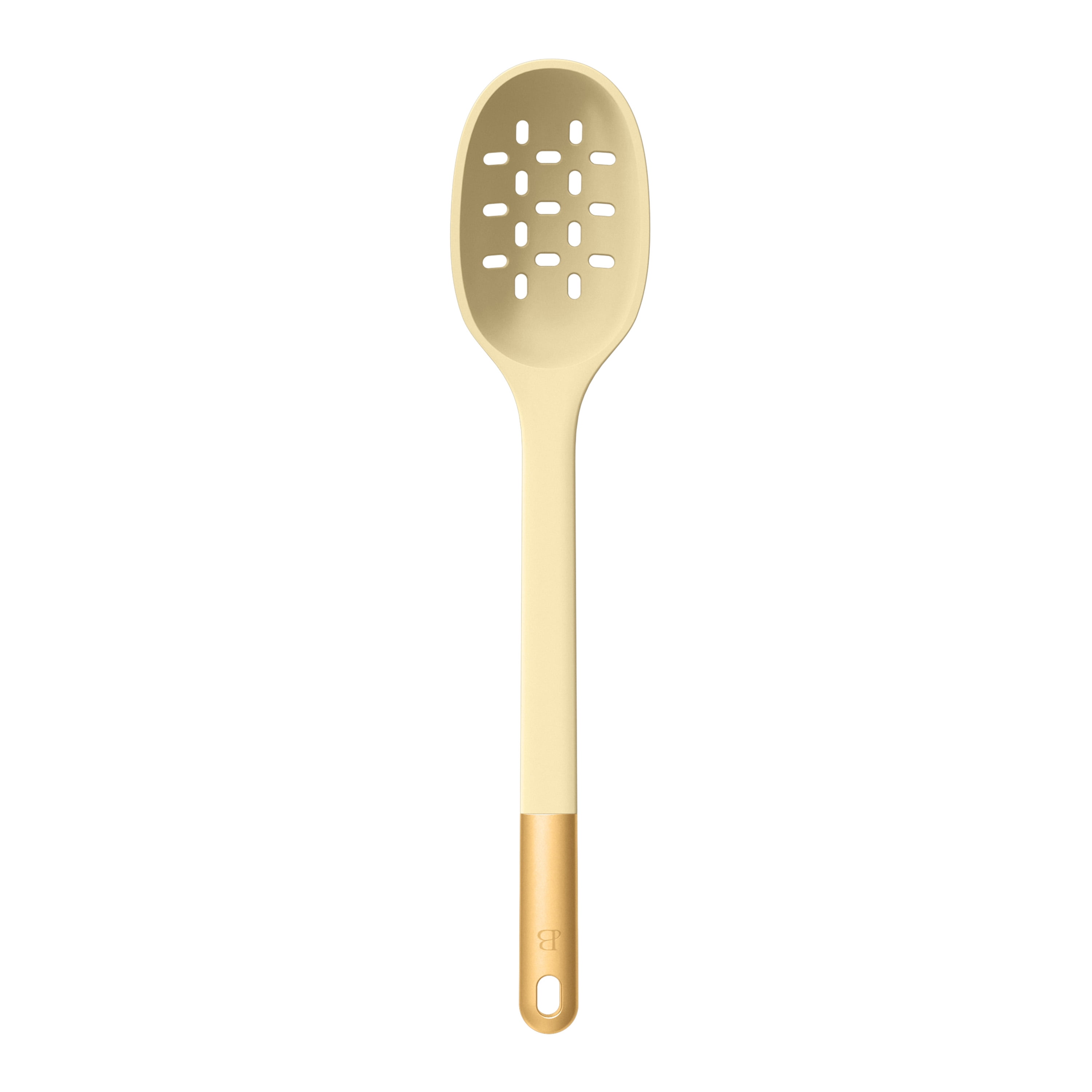 Beautiful 6-Piece Silicone Kitchen Tool Set with Ceramic Crock. Buttercream by Drew Barrymore