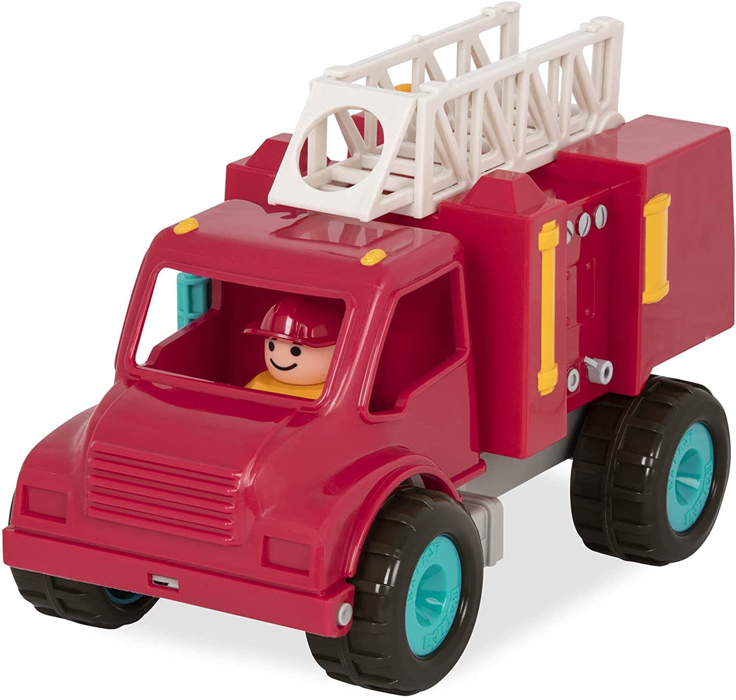 Battat Fire Engine Truck with Working Movable Parts & 2 Firefighters
