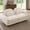 Beige White, variant on The Iron Hearth Loveseat Sofa Set, for Living Room, Curved Backrest, Comfortable Design, Supportive Double-Layer Cushion, Fabric
