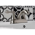 thumbnail image 4 of Kingston Brass KB2608ACL American Classic 4" Centerset Bathroom Faucet, Brushed Nickel, 4 of 5