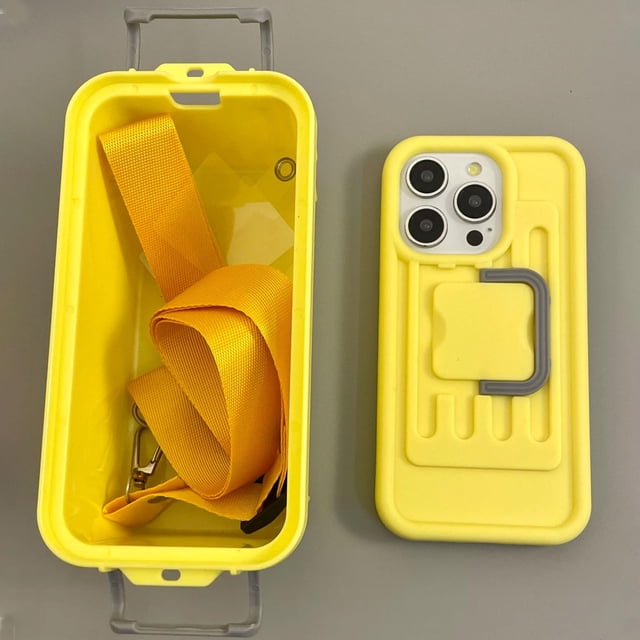 Multifunctional Cosmetic Bag Phone Case Funny Suitcase Crossbody Phone Case Creative Cool Storage Box Shape Phone Case Multifunctional Crossbody Phone Bag Purse