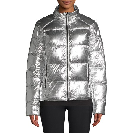 - Metallic Puffer Jacket
