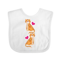 Inktastic Tiger Jungle Animal Girls Baby Bib