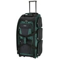 thumbnail image 5 of Travelers Club 30" Rolling Multi-Pocket Upright Duffel - Teal, 5 of 6