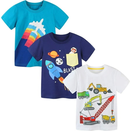 

Toddler Boys 3pk Short Sleeve Tshirts