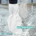 thumbnail image 3 of 2PCs (1 Pair) Disposable Medical Grade Non-Slip PP+PE High Knee Shoe & Boot Cover by Vastmed | Hazmat Boot Durable Water & Skid Resistant for Fluids, Dust, Dirt, Mud – Indoor Use, 3 of 7