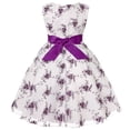 thumbnail image 2 of Girl's Embroidered Dress Girl's Evening Lace Princess Dress Flower Girl Mesh Fluffy Dress Pink, 2 of 7