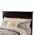 thumbnail image 2 of Leo & Lacey Farmhouse Solid Wood King Platform Bed with USB Charger in Espresso, 2 of 4