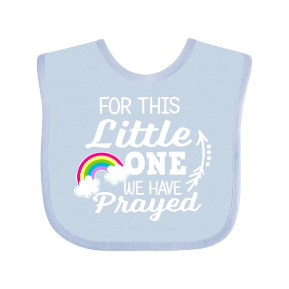 Inktastic For This Little One We Have Prayed Boys or Girls Baby Bib