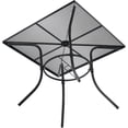 thumbnail image 2 of Global Industrial 36" Square Steel Mesh Outdoor Cafe Table, 29"H, 2 of 4