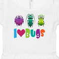 thumbnail image 4 of Inktastic I Love Bugs Girls Baby Dress, 4 of 5