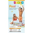 thumbnail image 4 of Intex: Snapset Pool: Fun At The Beach - 5'x10", Snorkel Buddies Pattern, Water Splash Kiddie Pool, Outdoor & Backyard, Pop-Up Walls, Kids Ages 3+, 4 of 6