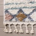 thumbnail image 3 of Well Woven Nala Moroccan Area Rug, 5.25' x 7.25', Cotton Fringe For Authentic Look, Plush & Soft Shag Pile, Moroccan Tribal Print, 3 of 8