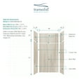 thumbnail image 5 of Transolid Ewkx483696 Expressions 48" W X 36" D X 96" H Six Panel Shower Wall Kit - Sorento, 5 of 6