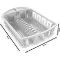 thumbnail image 3 of Escurridor De Platos De Plástico Con Charola Y Porta cubiertos Organizador, 3 of 4