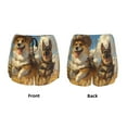 thumbnail image 3 of Cauagu Farm Corgi German Shepherd Print Women's 2 in 1 Running Shorts Athletic Workout Gym Yoga Shorts Running Shorts for Women-Large, 3 of 7