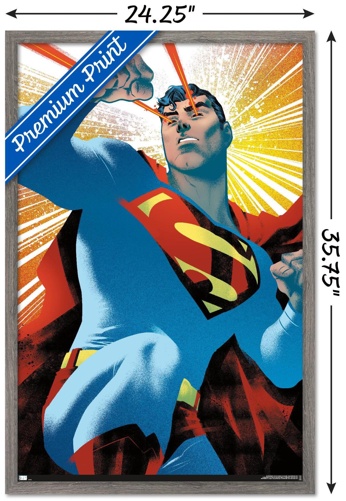 DC Comics - Superman - Action Comics #1009 Variant Wall Poster, 22.375" x 34" Framed
