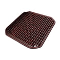 thumbnail image 2 of Funda de asiento con cuentas de madera, alfombrilla refrescante para coche, 41 cm x 41 cm, versátil y cómoda. rojo, 2 of 7