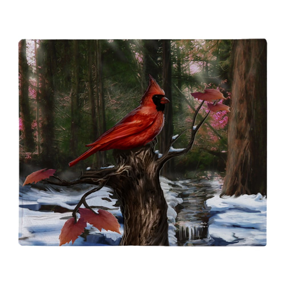 60 x 50 Inch Travel Office Car Warm Soft Cozy Blanket for Couch Sofa Home Decor VIKKO Christmas Ardinal Bird Fir Branch Throw Blanket 60 x 50 Inch Travel Office Car Warm Soft Cozy Blanket for Couch Sofa Home Decor VIKKO Christmas Ardinal Bird Fir Branch Throw Blanket