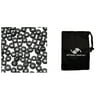 Darice Beads Glass Seed Beads Black 6/0 (6 Pack) 1102 86 bundled with 1 Artsiga Crafts Small Bag