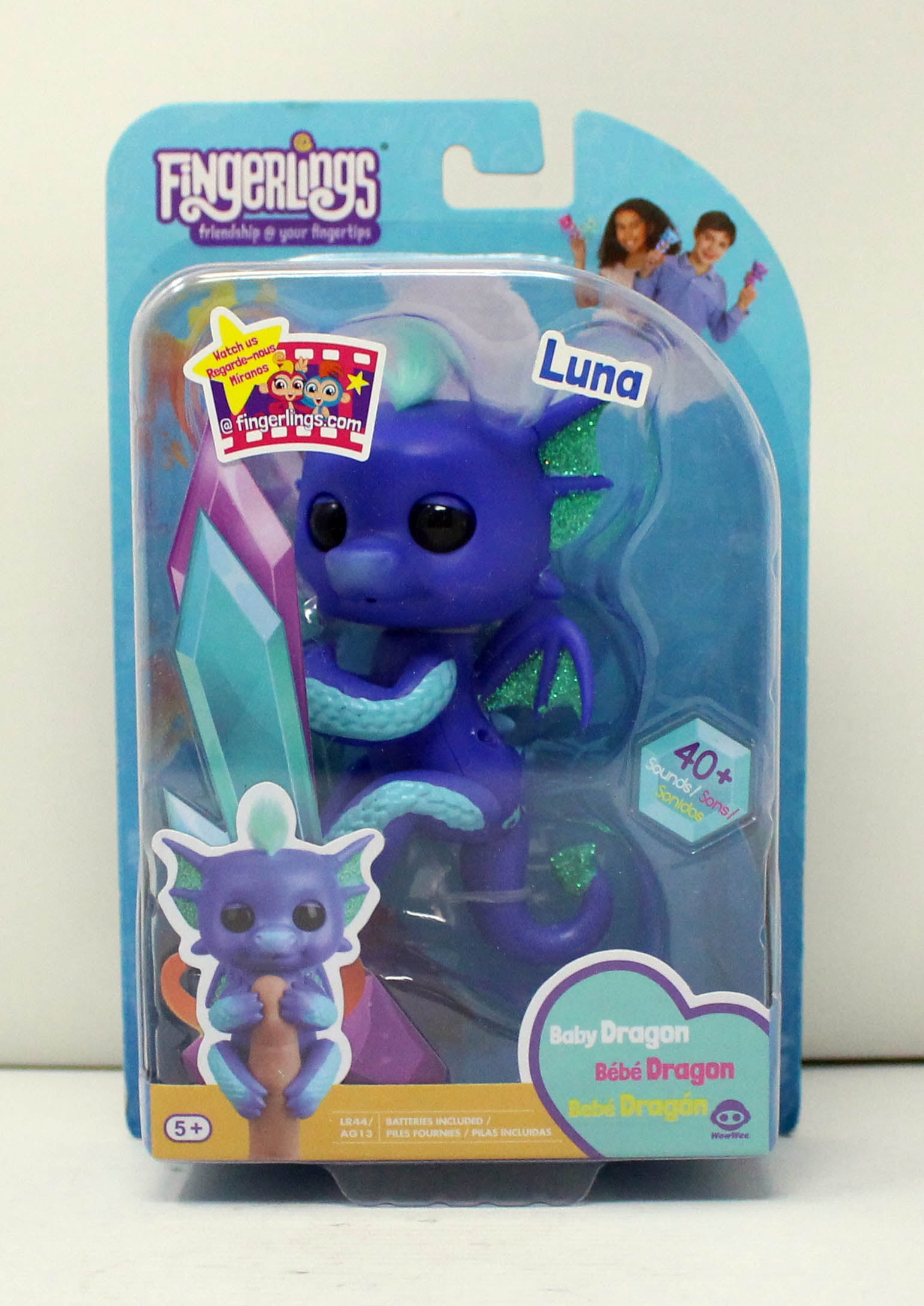 Fingerlings Baby Dragon Luna Interactive Baby Pet