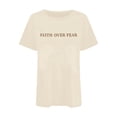 thumbnail image 3 of TrendOFT Christian Shirts for Women Religious Faith God T-Shirt Bible Verse Inspirational Graphic Tees Beige L, 3 of 4