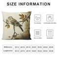 thumbnail image 5 of Orinice Bird Branch Seed Graphic Decorative Cushion Throw Pillow Cover for Home Living Room Sofa, Printed on Both Sides, Pack of 1 18x18in, 5 of 5