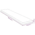 thumbnail image 4 of vidaXL Wall Shelf Storage Floating Display Shelf for Bedroom Kitchen Bamboo, 4 of 60