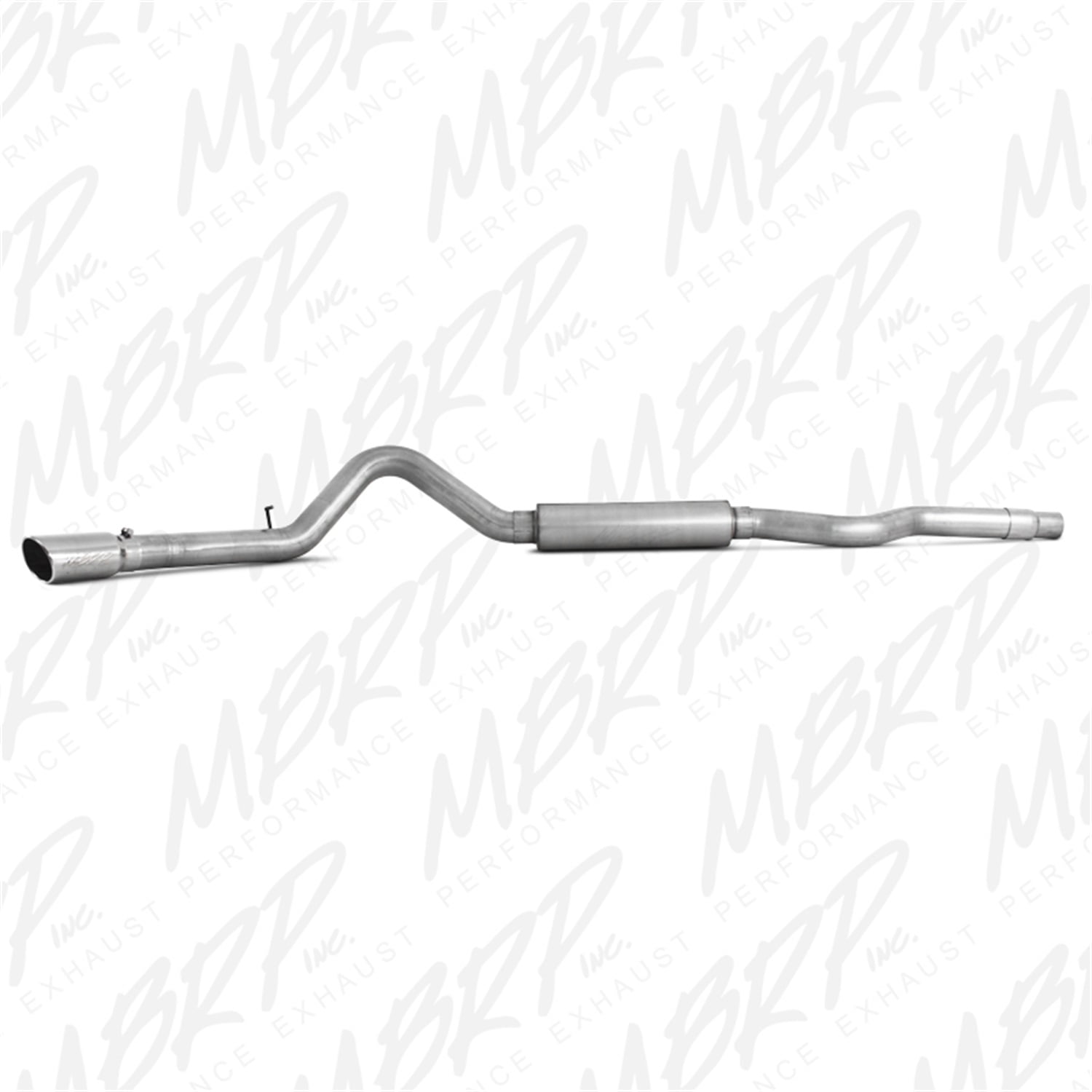 MBRP S6012AL Aluminized Single Side Cat Back Exhaust System