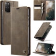 thumbnail image 1 of Funda tipo cartera para Samsung Galaxy S20 Plus, de piel, con tarjetero, función atril, cierre magnético y bloqueo RFID. TPU a prueba de golpes, compatible con Galaxy S20 Plus, 1 of 8