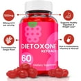 thumbnail image 6 of (2 Pack) Dietoxone Keto ACV Gummies - Supplement for Weight Loss - Energy & Focus Boosting Dietary Supplements for Weight Management & Metabolism - Fat Burn - 120 Gummies, 6 of 8