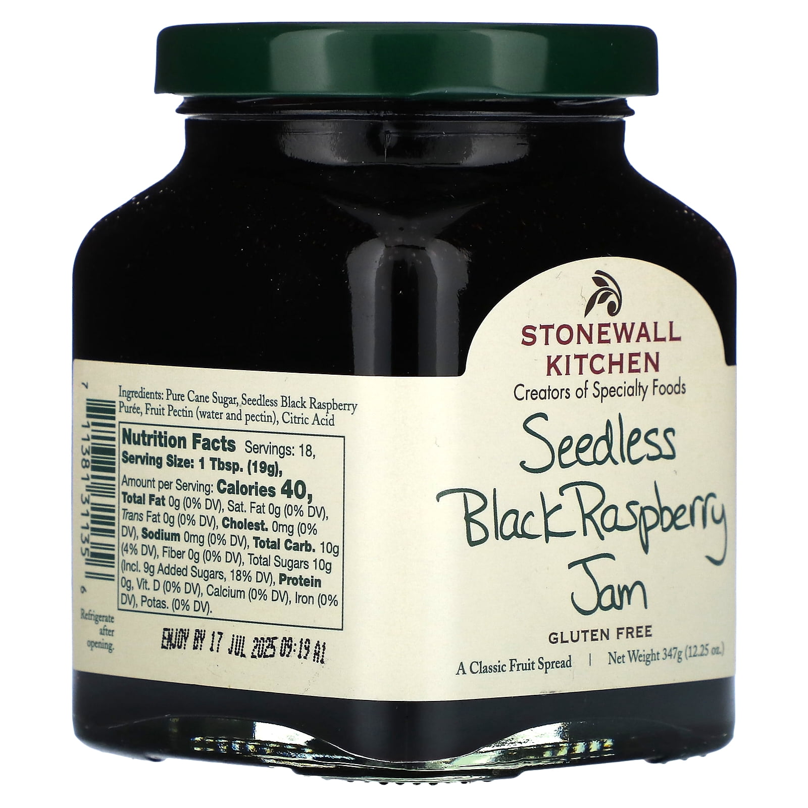 Stonewall Kitchen Black Raspberry Jam 12.25 oz
