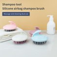 thumbnail image 2 of Portable Hair Scalp Massager Shampoo Brush Handheld Round Remove Dandruff Scalp Massager Clean Shower Brush Care Hair Tool, 2 of 9