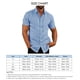 thumbnail image 2 of Camiseta con botones al frente para hombre, camiseta de manga corta para hombre, camiseta de manga corta para hombre, camisa de cuello vuelto para hombre, máxima comodidad, 2 of 2