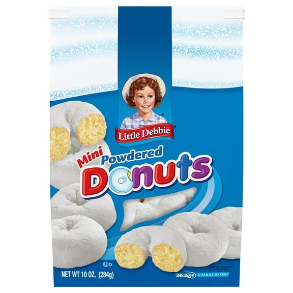 Little Debbie Mini Powdered Donuts - 10 oz