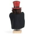 thumbnail image 4 of Alexander Taron 11" Red and Gray Christian Ulbricht Drosselmeier Nutcracker Decoration, 4 of 6