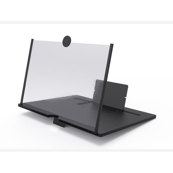 Amplificador de pantalla de teléfono móvil de 14 pulgadas con soporte de lupa para teléfono móvil 3D creativo y extraíble