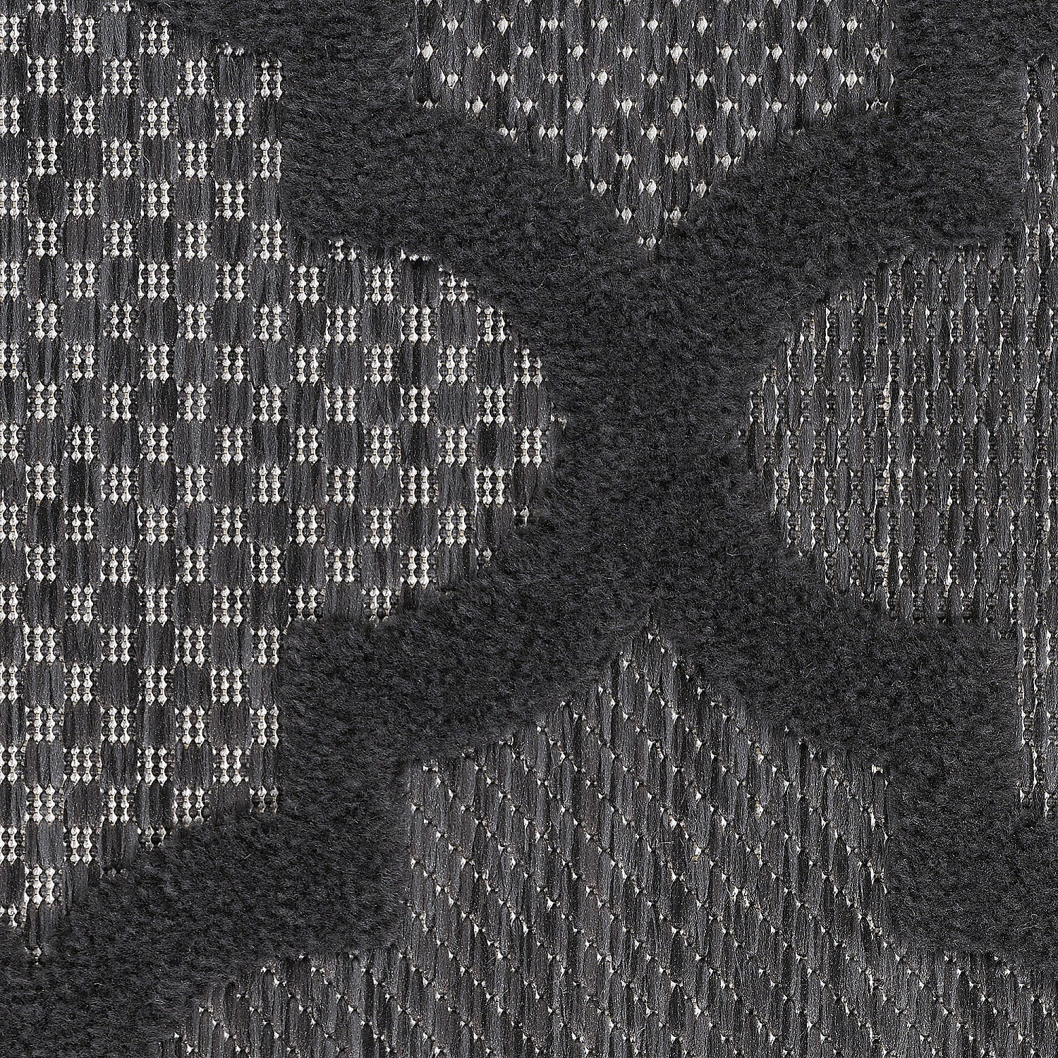 Nourison Easy Care Indoor/Outdoor Charcoal Black 8' x Round Area Rug (8 Round)
