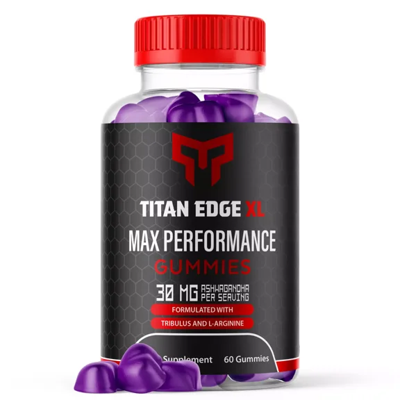 Titan Edge XL for Men Advanced Formula Supplement with Premium Ingredients 60 Gummies