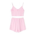 thumbnail image 6 of KelaJuan Women Summer Clothes Set Deep V-neck Sleeveless Camisole and Casual Elastic Shorts Clubwear, 6 of 6