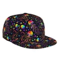 thumbnail image 2 of Uemuo Rainbow Jellyfishes Pattern Women's Baseball Cap,Straight Brim Hat,Golf Dad Hat,Travel Hat,Sun Protection Cap,Everyday Accessory, 2 of 9