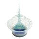 thumbnail image 1 of Juego de 2 piezas de pincel y recipiente para tinte de cabello, color azul, para una aplicación precisa del color y kit de coloración de cabello de salón., 1 of 5