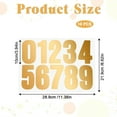 thumbnail image 2 of GIXUSIL 10 Pcs 4 Inch Vinyl Mailbox Numbers Large House Number Stickers Self Adhesive Door Address Numbers Waterproof Truck House Number Stickers - Golden, 2 of 8