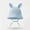 Light Blue, variant on Baby Bucket Hat with Rabbit Ears & Tie Straps, Soft cotton gauze, Sun protective for daily walks, beach and outdoor activities, 0-3 Years Gray
