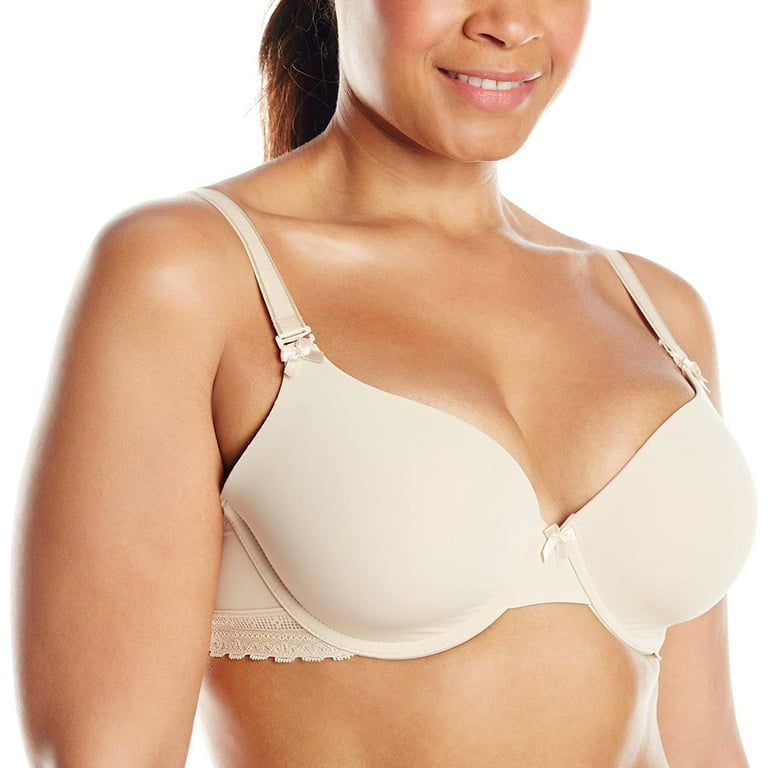 Paramour Women's Gorgeous Memory Foam Full Figure Contour, Bare